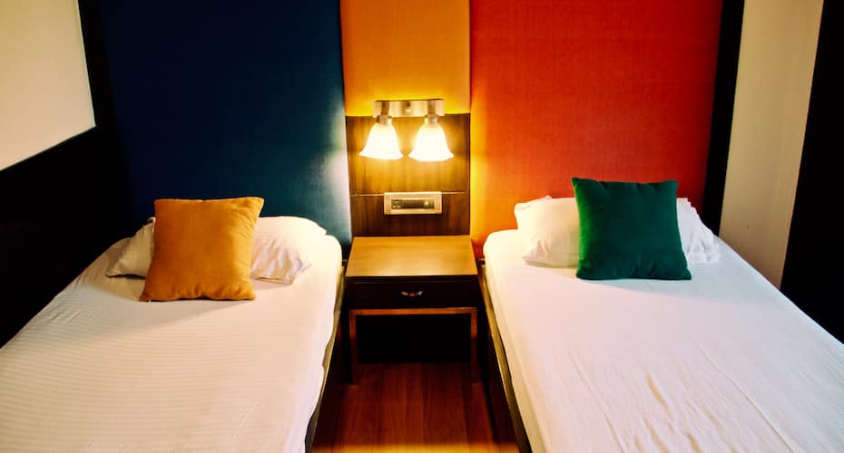 Double Bed AC Private Room with Ensuite Bathroom at Stops Delhi, New Delhi 1